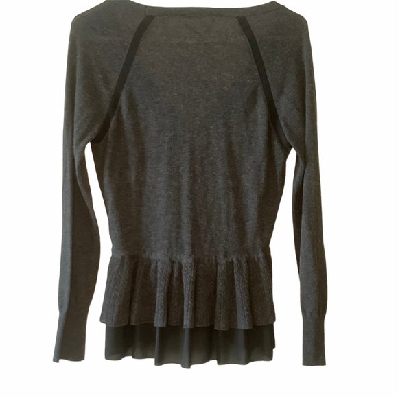 Anthropologie Layered Peplum Cardigan - S - Picture 6 of 12